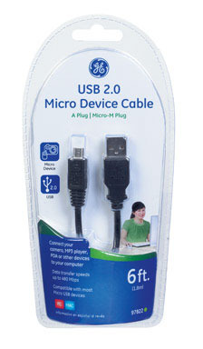 CABLE USB MICRO 6'