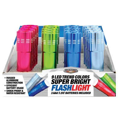 Flashlight 9 Led Trend