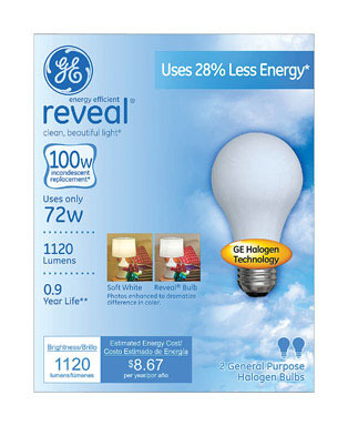 BULB HAL REV 72W SW 2PK