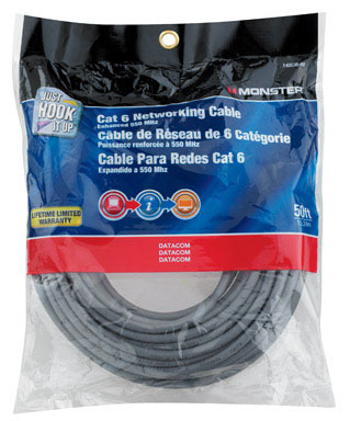 CABLE CAT 6 550 MHZ 50'
