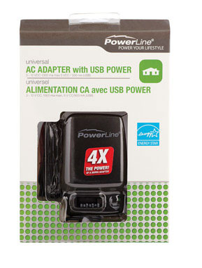 ADAPTER AC W/USB UNIVRSL