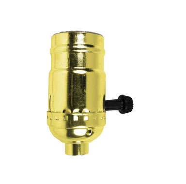 Brass Turn Knob Socket