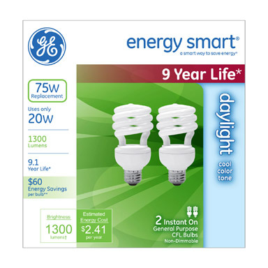 BULB CFL 20W DL ENSMT2PK