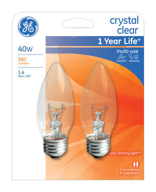 BULB 40W BT MB CLR 2PK