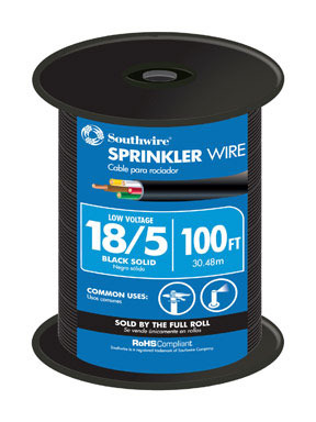 SPRINKLER WIRE18-5 100'