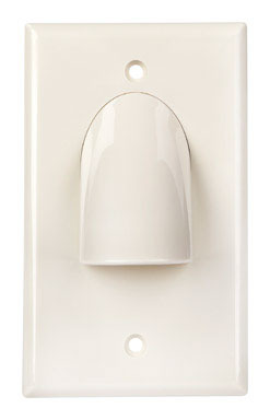 Wall Plate 2pc.1g Wht