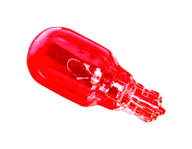 Wedge Bulb 4w Red 4pk