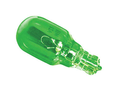 WEDGE BULB 4W GREEN 4PK