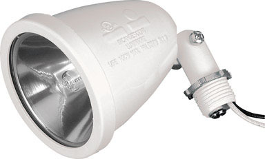 LAMPHOLDER100W QZ HL WHT