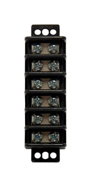 Gardner Bender 22-10 Ga. Insulated Wire Terminal Block Black 1 pk