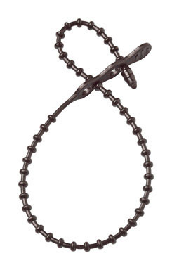 CABLETIE BEAD18"BLK BG25