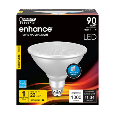 Feit Electric PAR38 E26 (Medium) LED Bulb Bright White 90 W 1 pk