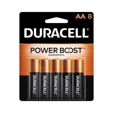 8PK AA Duracell Batteries