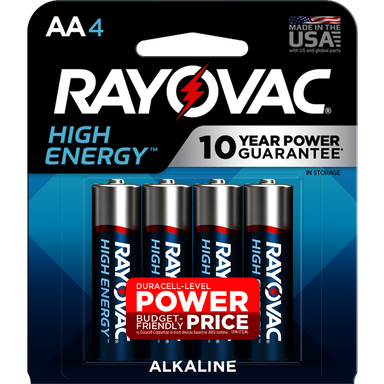 Rayovac Alkaline AA 4PK
