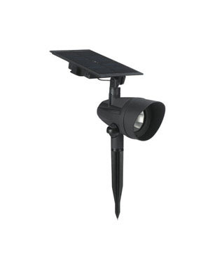 SOLAR SPOTLIGHT60LUM BLK