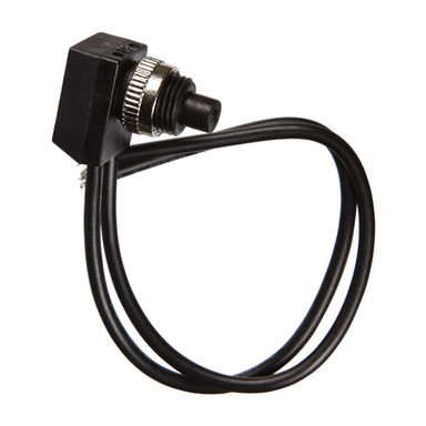 PUSH SWITCH SPST BLK2TER