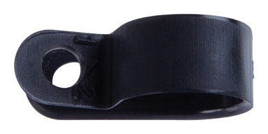 Clamp Nylon Blk 3/8x1/2