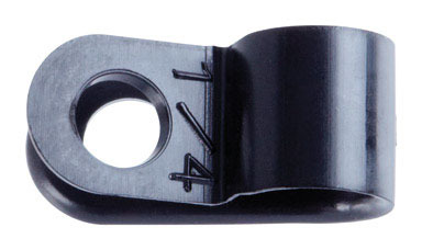 Clamp Nylon Blk 3/8x1/4