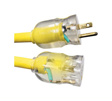 Extension Cord Yellow 10/3 50'