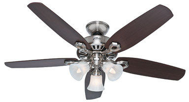 CEILING FAN BR NKL 52"