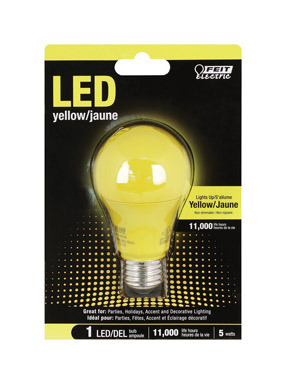 LED FEIT A19 YELLOW