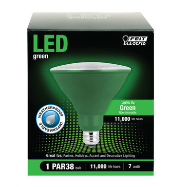 PAR38 LED Bulb Green 120W