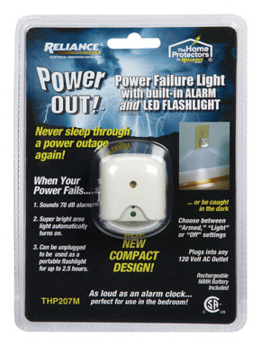 POWER FAIL LIGHT W/ALARM