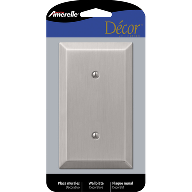 Wallplate Blank Bn