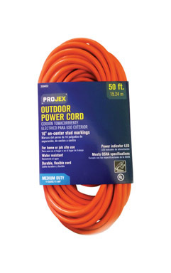 50' 14/3 13AMP OUTDOOR EXT CORD