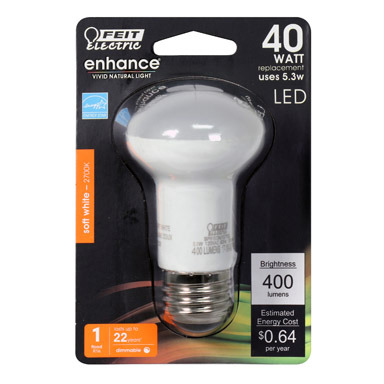 R16 LED Bulb Soft White 40W