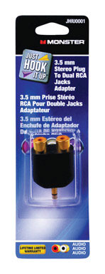 Adaptr 3.5mm To Dual Rca