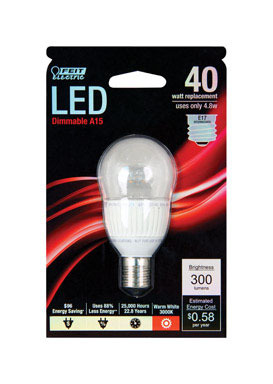 LED BULB A15 E17 4.8W 3K