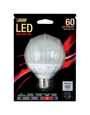 LED FEIT G25 60W EQ WW