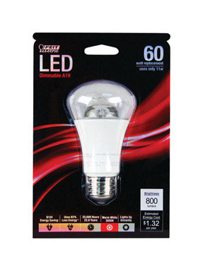 LED FEIT A19 60W EQ WW