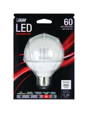 LED FEIT G25 60W EQ WW