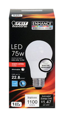 LED FEIT A19 75W EQ SW