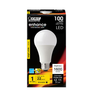 LED FEIT A19 100W EQ BW