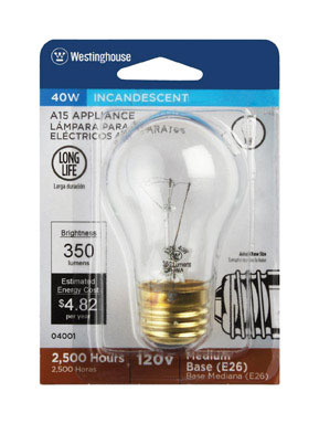 Appliance Bulb 40W CLear