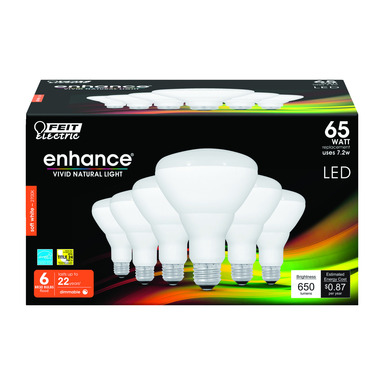 65W REFL BR30 FRST 6PK SW LED