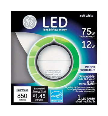 LED GE PAR30 75W EQ S WH