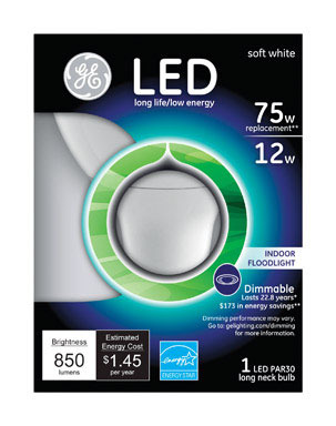 LED GE PAR30 75W EQ S WH