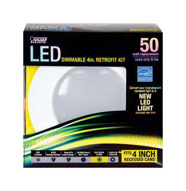 LED RETRO DIM KIT50W 4"