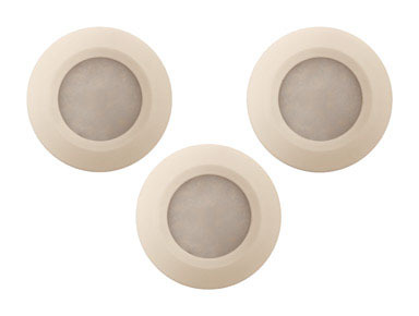 LED PUCK LIGHT WHT 3PK