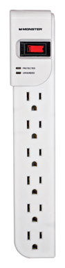 SURGE STRIP 6OUTLT 8'WHT