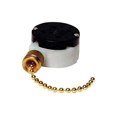 Brass Pull Chain Switch 3 SPD