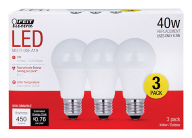 LED FEIT A19 40W EQ WW