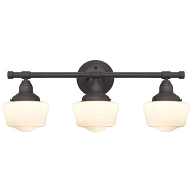 Wall Orb 3-lt Wht Opal Gls