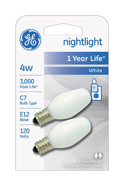 BULB NITLITE 4C7/WCD2 GE