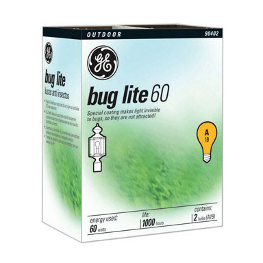 BULB BUG LITE 60W PK2 GE