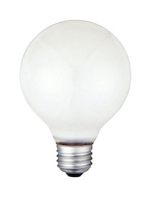 Westinghouse 25 W G25 Globe Incandescent Bulb E26 (Medium) White 1 pk